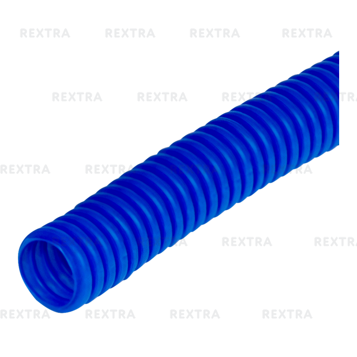 Труба гофрированная d32 L50 м цвет синий