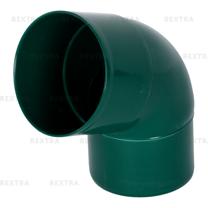 Отвод соединения трубы 67/80 цвет зеленый