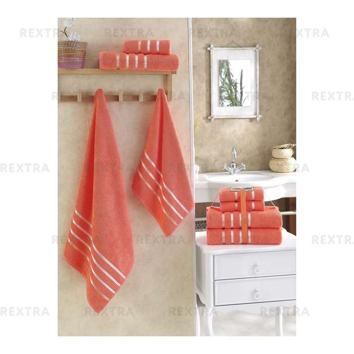 Набор полотенец для ванной комнаты KARNA Bale 4шт 953/CHAR013