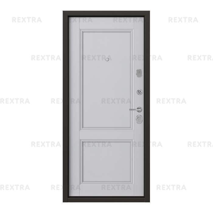 Дверь металлическая Контрол Танганика, 960 мм, правая, цвет белый