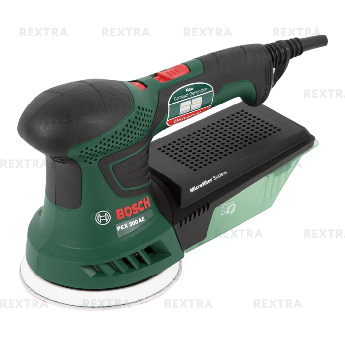 Эксцентриковая шлифмашина сетевая Bosch PEX 300 AE 125 мм, 270 Вт