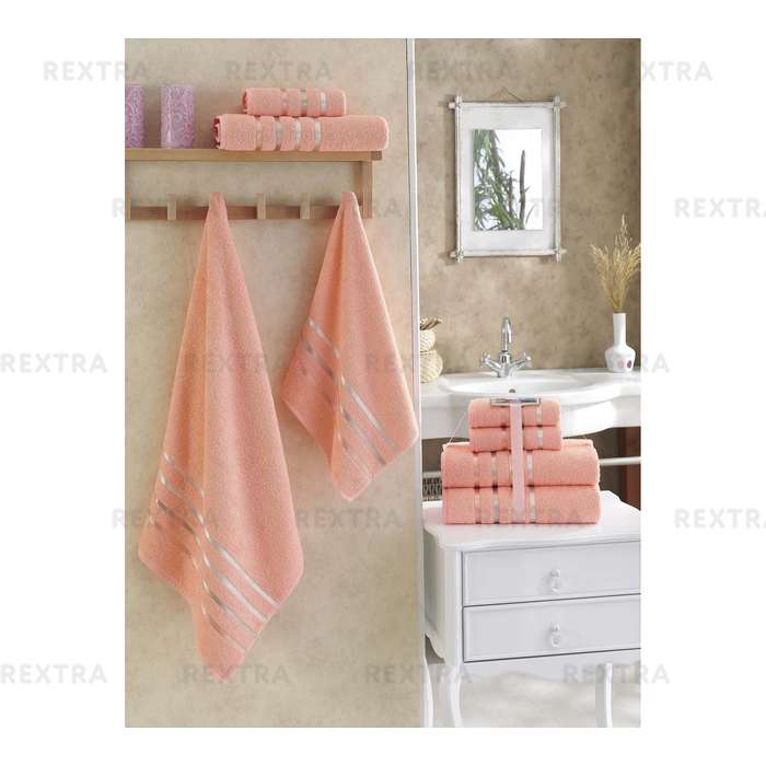 Набор полотенец для ванной комнаты KARNA Bale 4шт 953/CHAR009