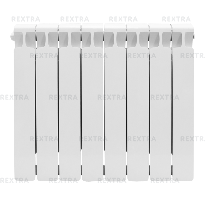 Радиатор Rifar Monolit, 8 секций, нижнее левое подключение, 500 мм, биметалл