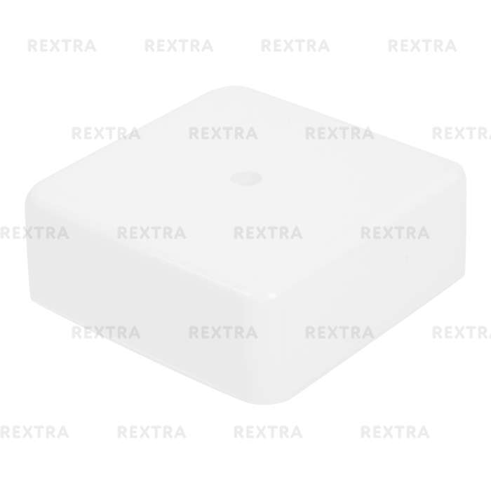 Коробка распределительная 75x75x28 мм цвет белый, IP20