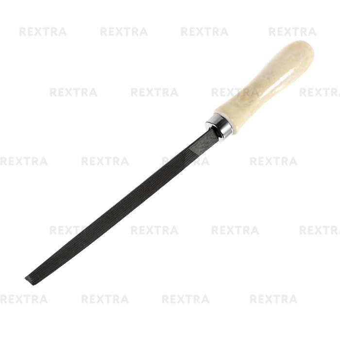 Напильник №1 трёхгранный 150 мм с деревянной ручкой