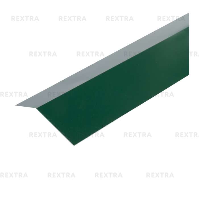 Планка карнизная с полиэстеровым покрытием 2 м цвет зелёный