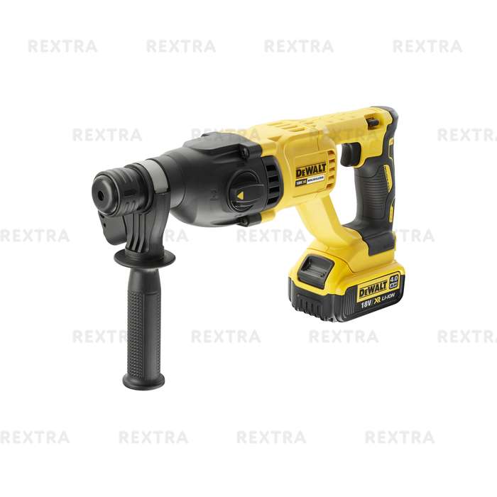 Перфоратор бесщеточный аккумуляторный SDS-plus DeWalt DCH133M1, 18 В Li-ion 4 Ач, 2.6 Дж