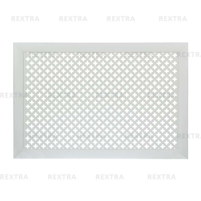 Экран для радиатора Готико 90х60 см, цвет белый