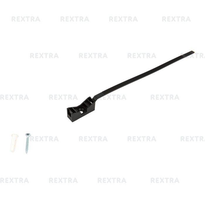 Ремни для труб и кабелей 32-63 мм цвет чёрный, 10 шт.