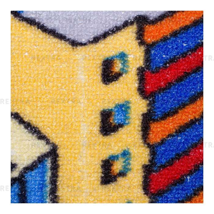 Ковровое покрытие «Нева Тафт Мегаполис 950» принт детский 4 м цвет серый