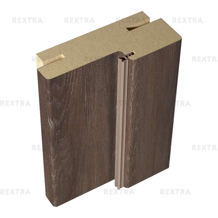 Комплект дверной коробки телескопический «Летиция», 28x70 см, цвет дуб корица