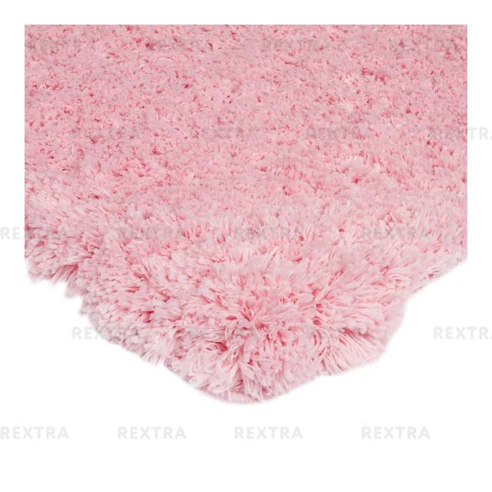 Коврик для ванной комнаты 60х90 см цвет розовый