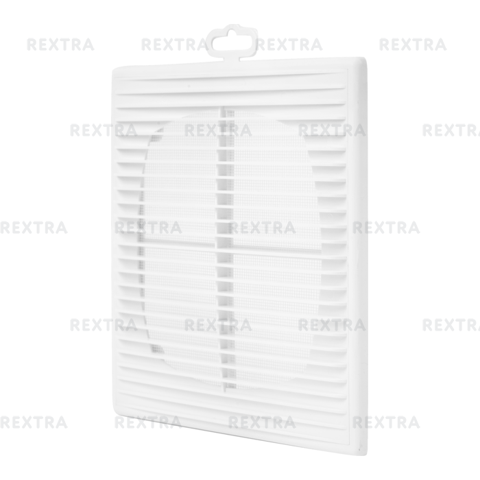 Решетка вентиляционная приточно-вытяжная АБС 2121П, 208х208 мм, цвет белый