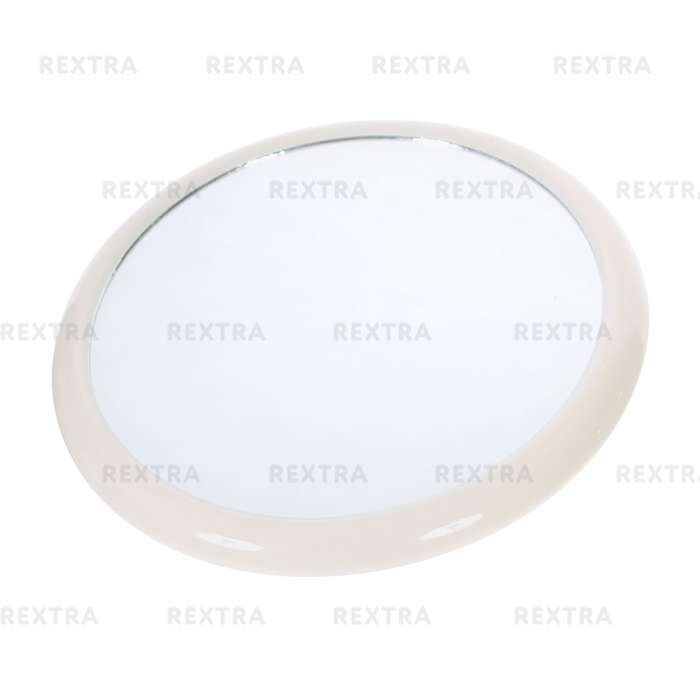 Зеркало косметическое Grampus на вакуумной присоске диаметр 19.5 см материал пластик