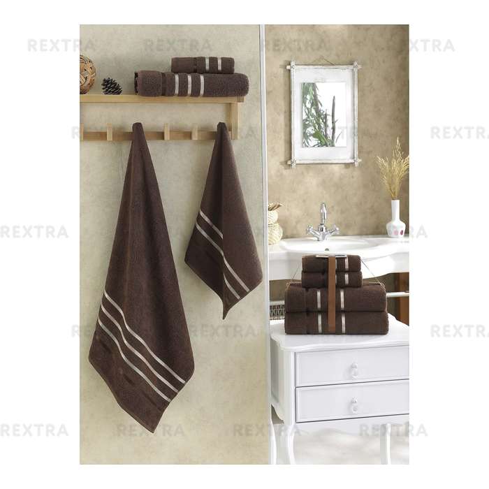 Набор полотенец для ванной комнаты KARNA Bale 4шт 953/CHAR015