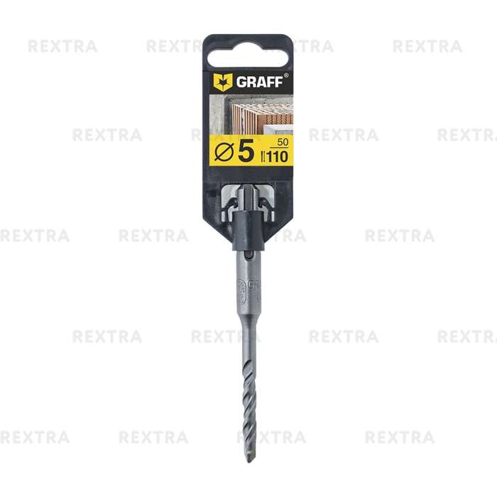 Сверло по бетону GRAFF 5х50х110 мм, SDS-plus, GSPD05110