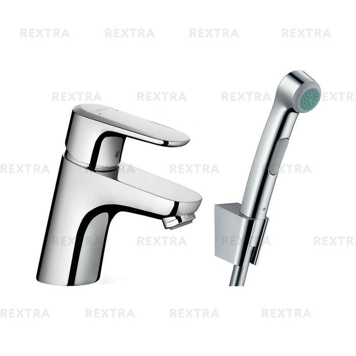 Смеситель для раковины Hansgrohe «Ecos» c гигиеническим душем