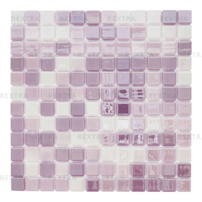 Мозаика Vidrepur № 404, 31.7х31.7 см, стекло, цвет фиолетовый