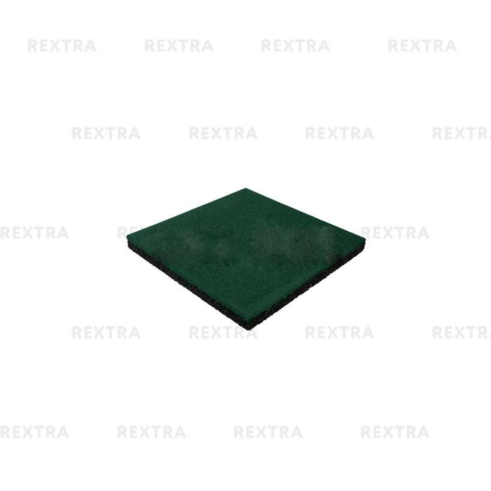 Плитка резиновая 500х500х30 пуансон цвет зеленый