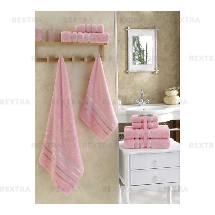 Набор полотенец для ванной комнаты KARNA Bale 4шт 953/CHAR008