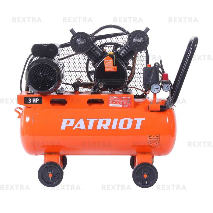 Компрессор масляный Patriot LRM 50-430R, 50 л 430 л/мин 2.2 кВт