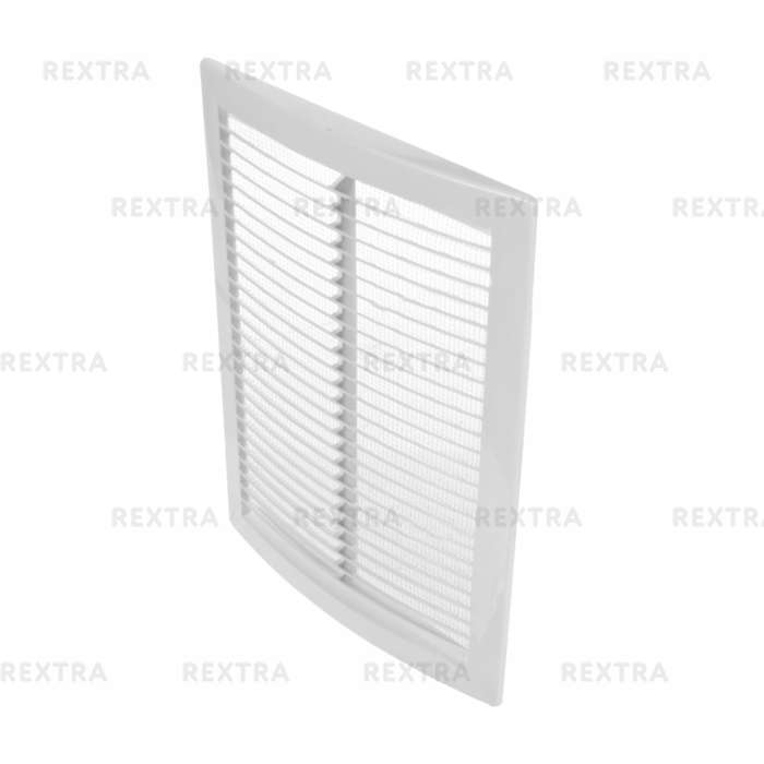 Решетка вентиляционная вытяжная АБС 1825РЦ, 180х250 мм, цвет белый