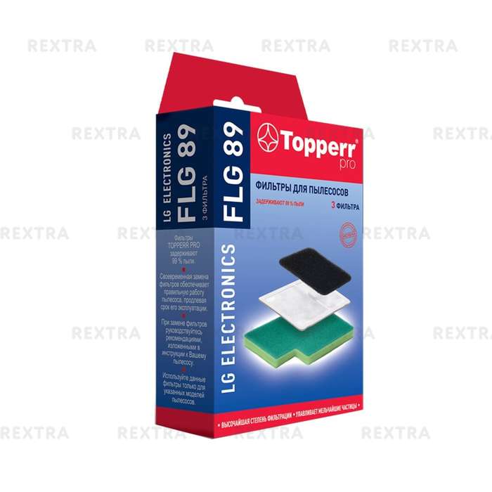 Набор фильтров Topperr FLG 89 для пылесосов LG Electronics