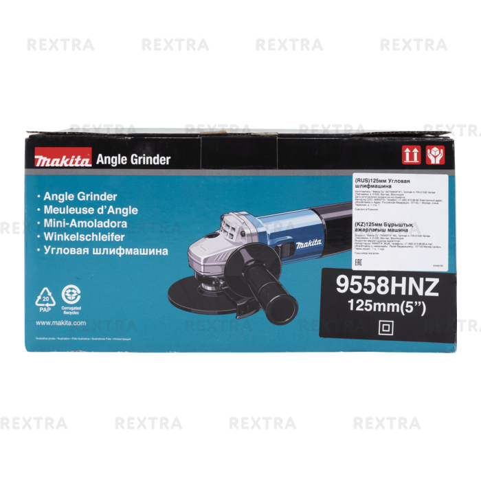 Makita 9558hnz. УШМ болгарка Makita 9558hnz, 840 Вт 125 мм. Угловая шлифмашина Makita 9558hnz. УШМ Макита 125 мм 9558. Углошлифовальные машины 125 мм Макита.