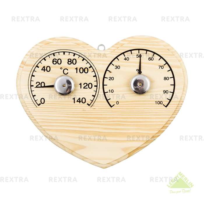 Термо-Гигрометр для сауны сердечко SN102