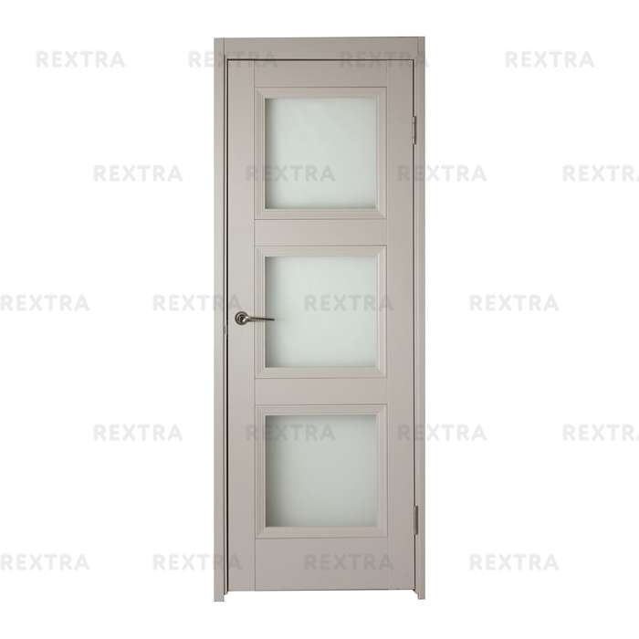 Дверь межкомнатная остеклённая Трилло 70x200 см цвет ясень