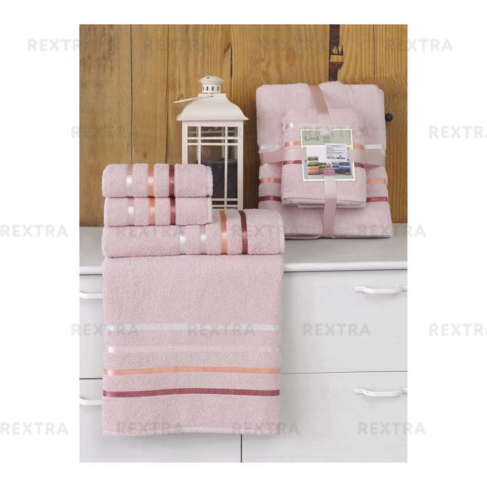 Набор полотенец для ванной комнаты KARNA Bale 4шт 953/CHAR030
