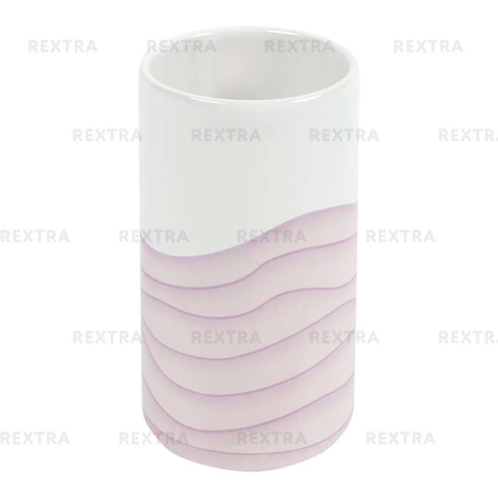 Стакан для зубных щёток Agat керамика цвет розовый