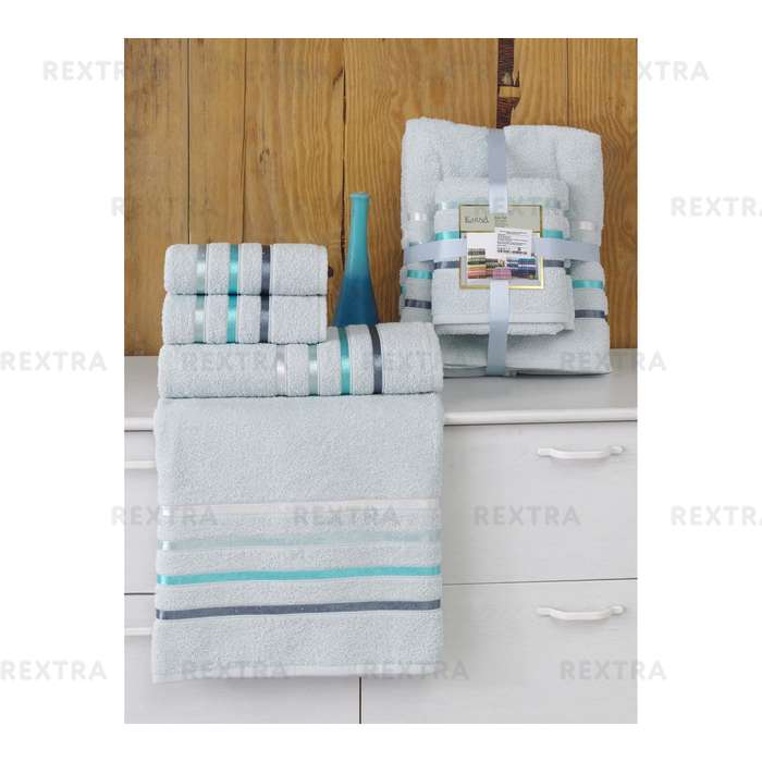 Набор полотенец для ванной комнаты KARNA Bale 4шт 953/CHAR028