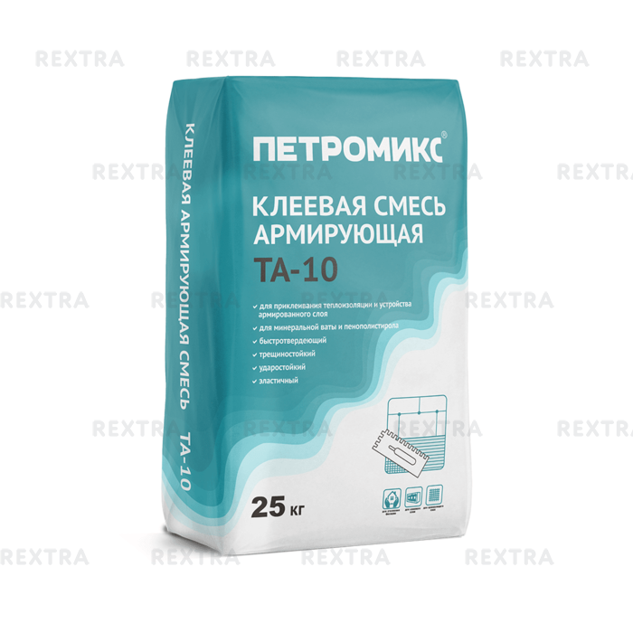 Клей для теплоизоляции Петромикс ТА-10, 25 кг