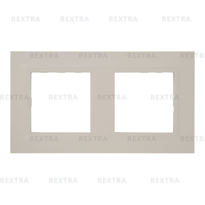 Рамка для розеток и выключателей Legrand «Structura», 2 поста, цвет слоновая кость