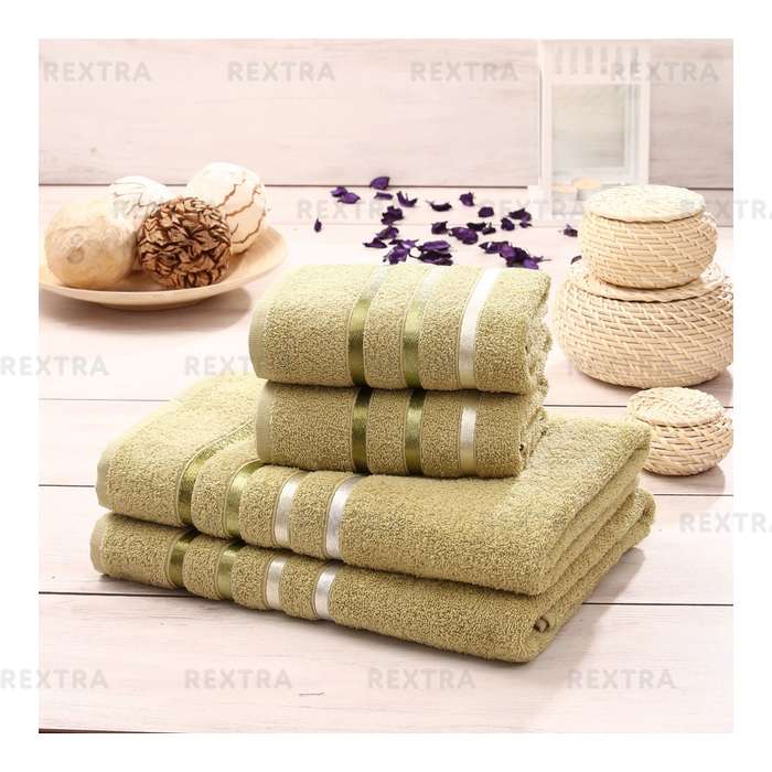 Набор полотенец для ванной комнаты KARNA Bale 4шт 953/CHAR018