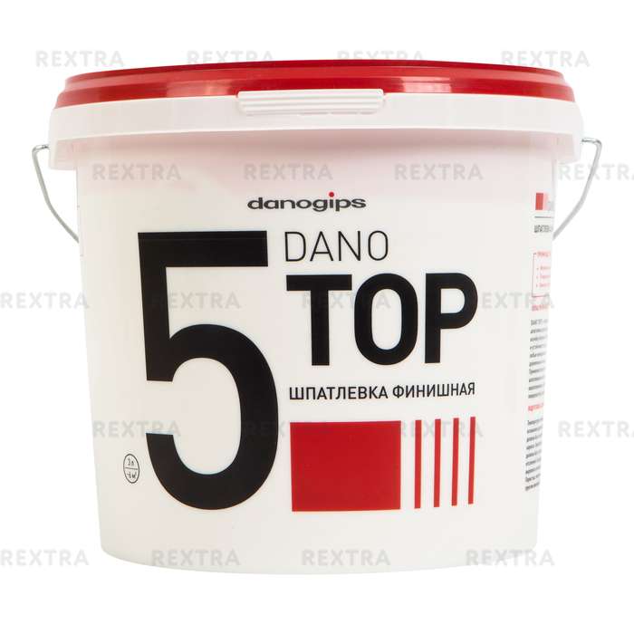 Шпаклевка готовая финишная Danogips Dano Top5 5 кг