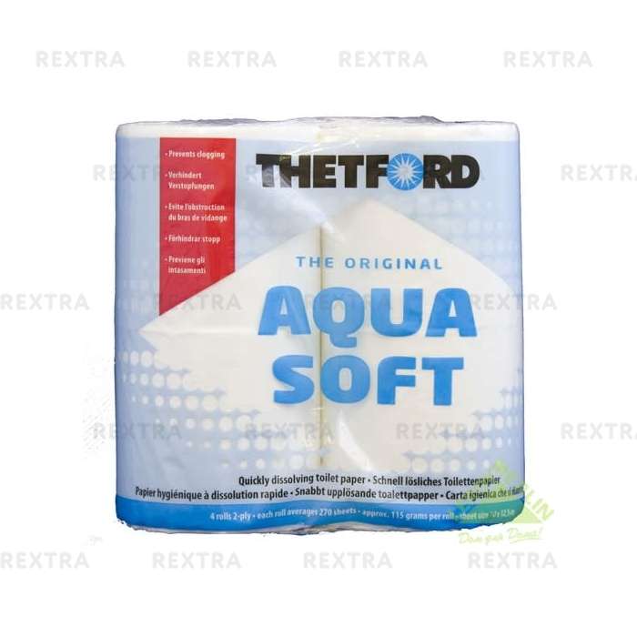 Туалетная бумага для биотуалета Thetford Aqua Soft, 4 рулона