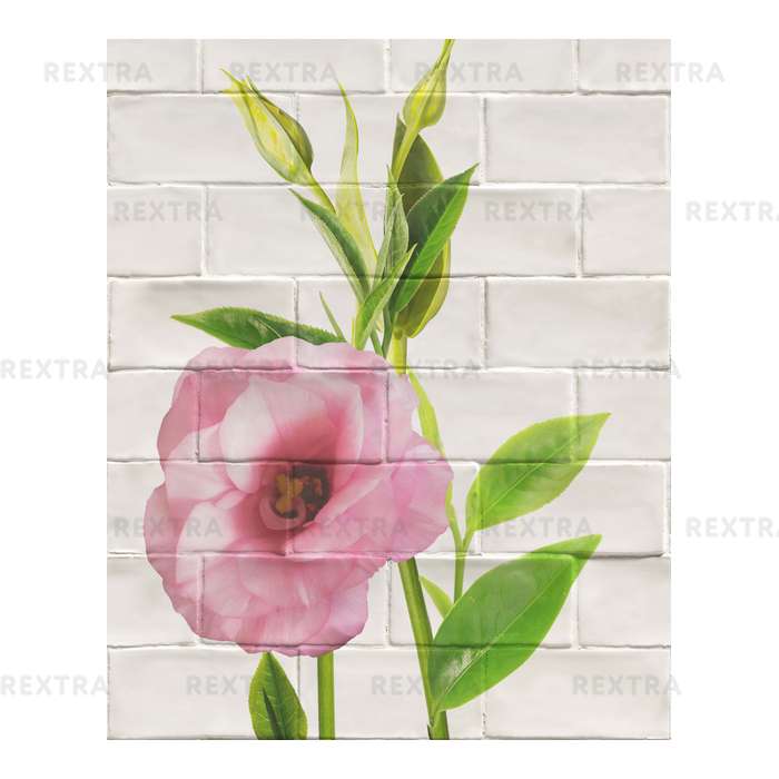 Панель ПВХ Цветы розовые малые 2700х375 мм, 1.013 м2
